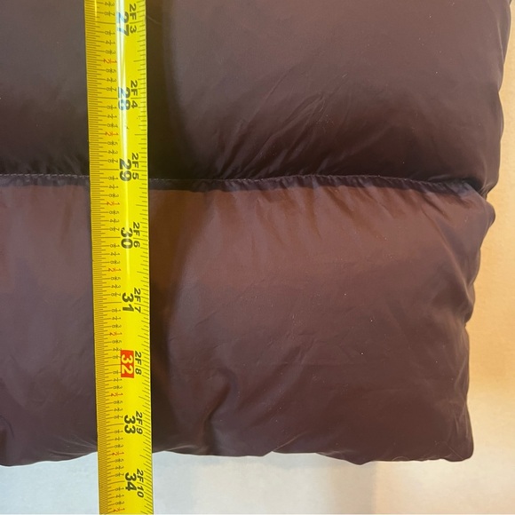 Eileen Fisher Classic Funnel Neck Down Parka Long‎ Puffer Oversize Plush Size S - Picture 7 of 15